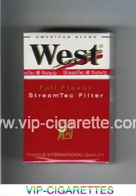  In Stock West 'R' Full Flavor StreamTec Filter American Blend cigarettes hard box Online