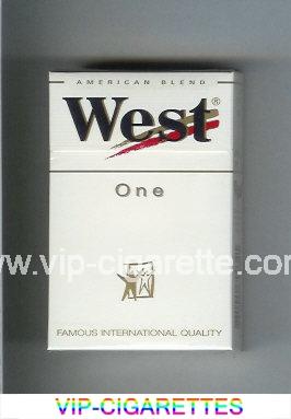 West 'R' One American Blend cigarettes hard box