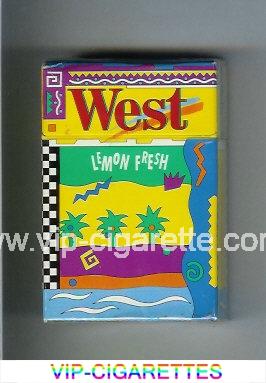 West Lemon Fresh cigarettes hard box