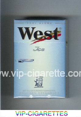 West 'R' Ice Cool Blend cigarettes hard box