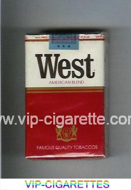 West American Blend cigarettes soft box