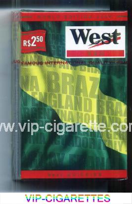 West Red World cigarettes Edition 2006 Brazil hard box