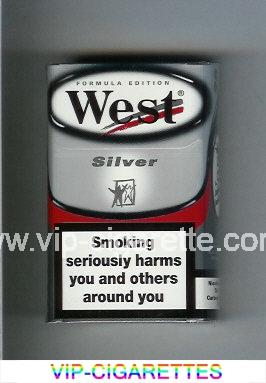 West 'R' Silver Formula Edition cigarettes hard box