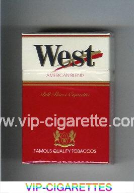 West American Blend Full Flavor cigarettes hard box