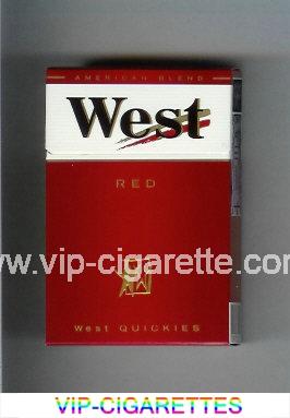 West Red West Quickies cigarettes hard box