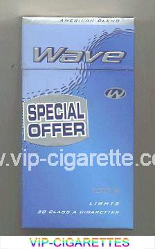 Wave Special Offer 100s Lights cigarettes hard box