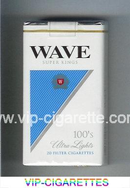 Wave 100s Ultra Lights cigarettes soft box