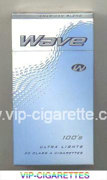 Wave 100s Ultra Lights cigarettes hard box