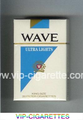 Wave Ultra Lights cigarettes hard box