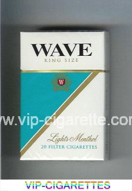 Wave Lights Menthol cigarettes hard box
