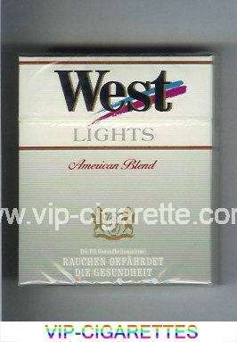  In Stock West Lights American Blend 25 cigarettes hard box Online