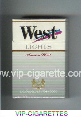 West Lights American Blend cigarettes hard box