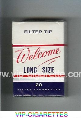 Welcome Long Size Filter Tip cigarettes hard box
