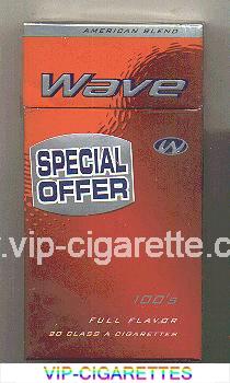 Wave Special Offer 100s Full Flavor cigarettes hard box