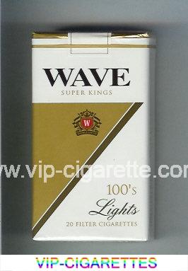 Wave 100s Lights cigarettes soft box