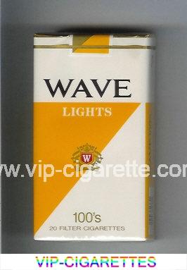 Wave Lights 100s cigarettes soft box