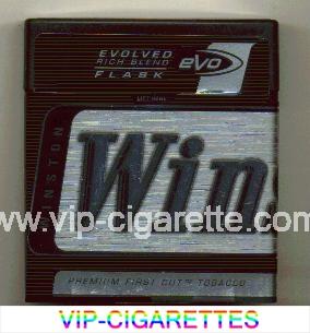 Winston eVo Cigarettes Evolved Rich blend Plastic Flask