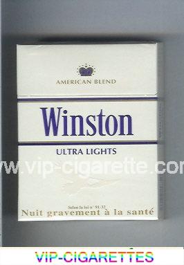 Winston Ultra Lights 25 cigarettes American Blend