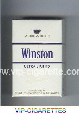 Winston Ultra Lights cigarettes American Blend