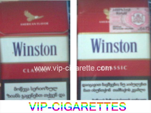 Winston Red Cigarettes Hard Box