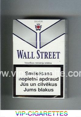 Wall Street Silver cigarettes hard box