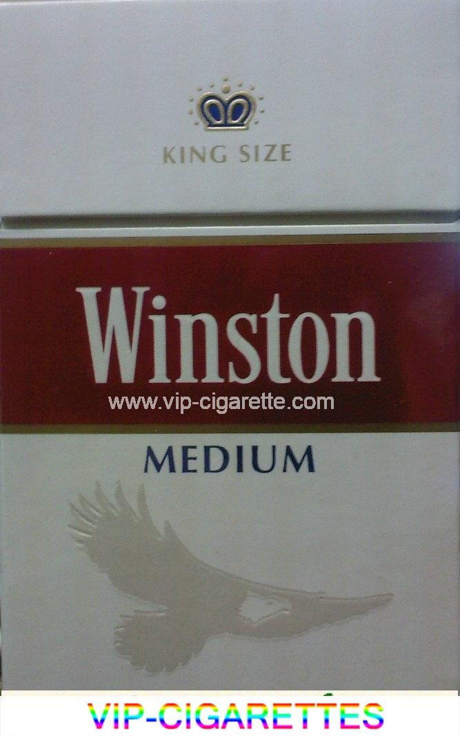  In Stock Winston MEDIUM Cigarettes Soft box Online