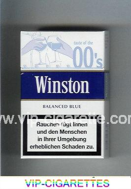 Winston collection version Balanced Blue 00s cigarettes hard box