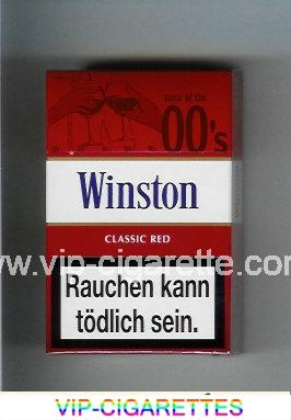Winston collection version Classic Red 00s cigarettes hard box